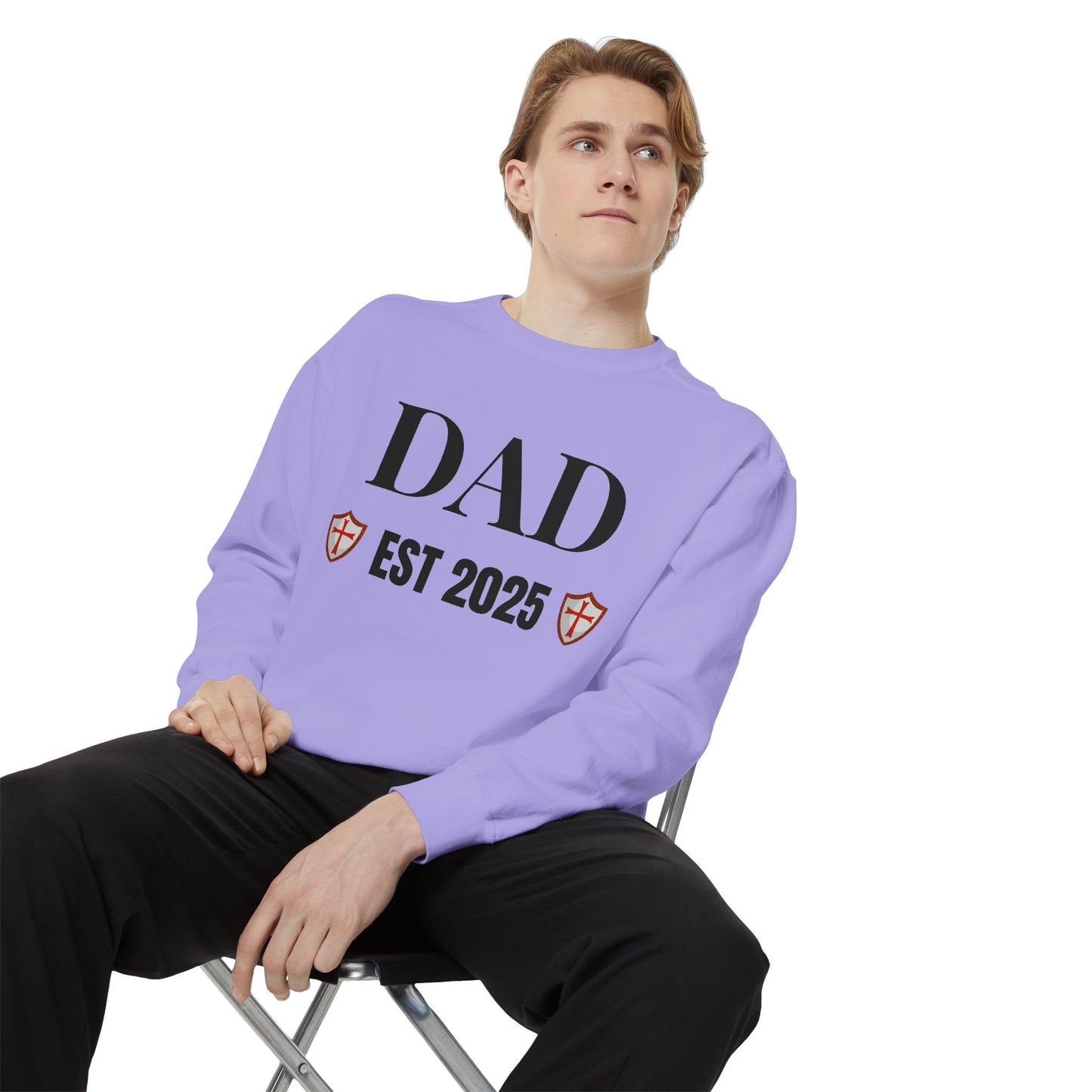 Dad - EST 2025 Shield Sweatshirt