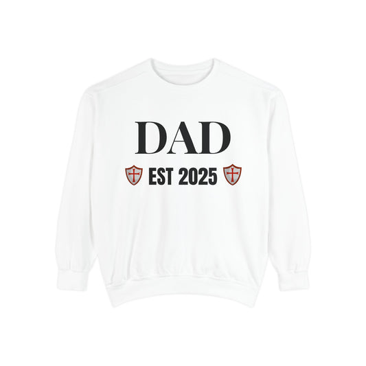 Dad - EST 2025 Shield Sweatshirt