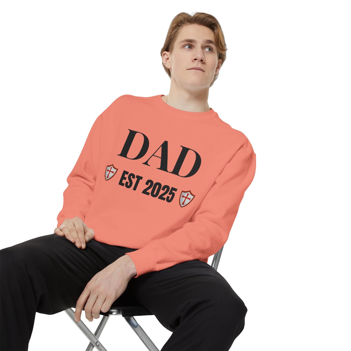 Dad - EST 2025 Shield Sweatshirt