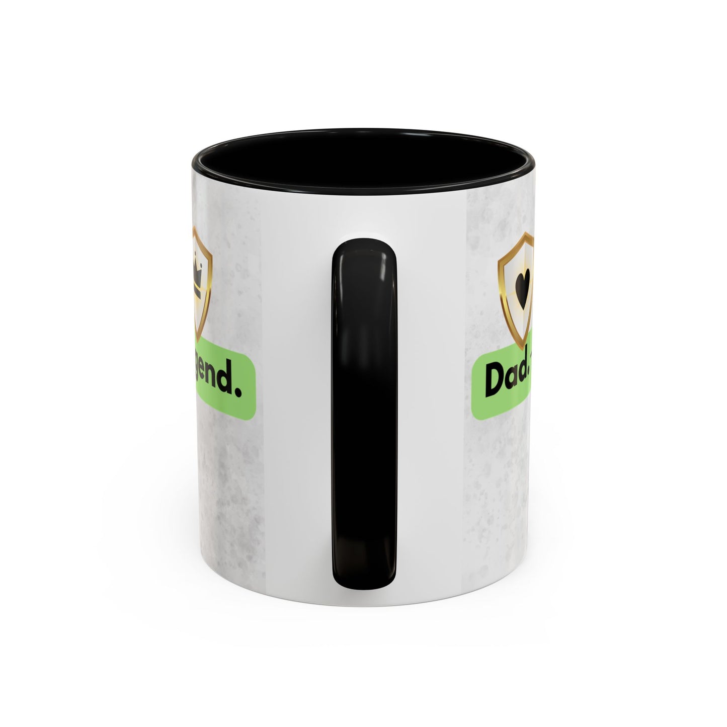 Golden Glory- Kingdom Dad Coffee Mug - From Protector to Provider- Dad, you are a Legend in gold