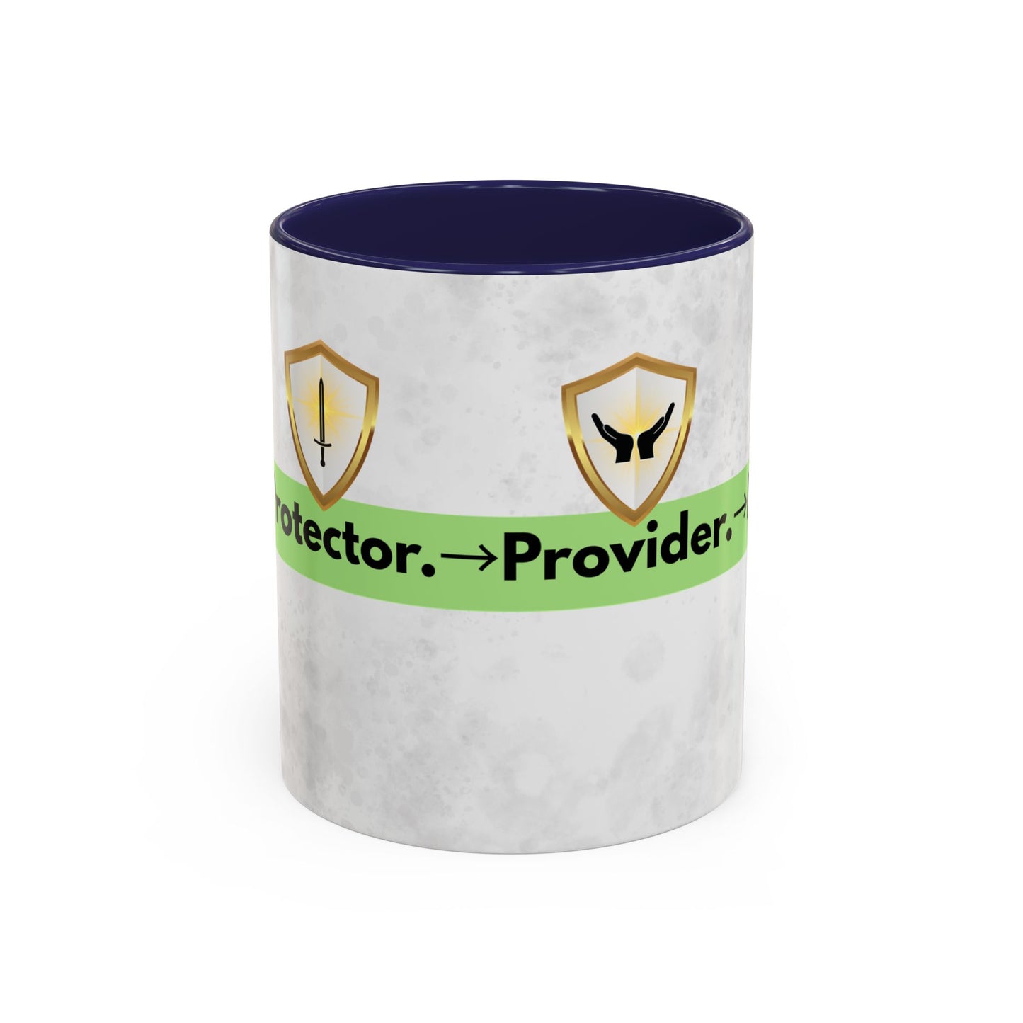 Golden Glory- Kingdom Dad Coffee Mug - From Protector to Provider- Dad, you are a Legend in gold