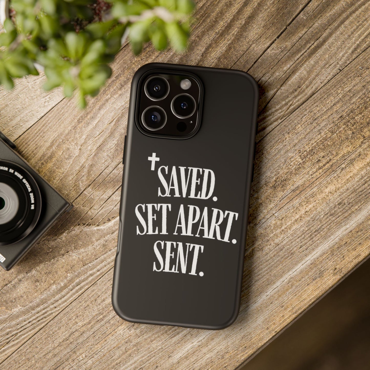 Saved, Set Apart, Sent - Phone Case