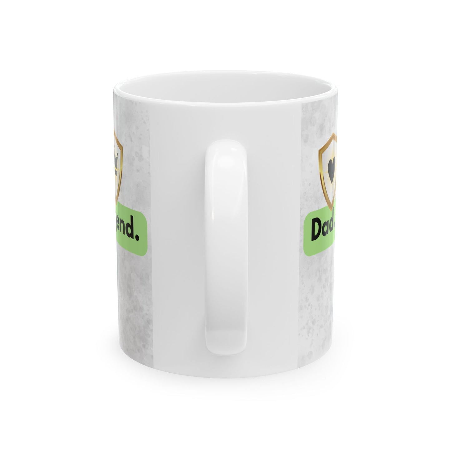 Golden Glory-Empowering Dad Ceramic Mug | Protector Provider Design,