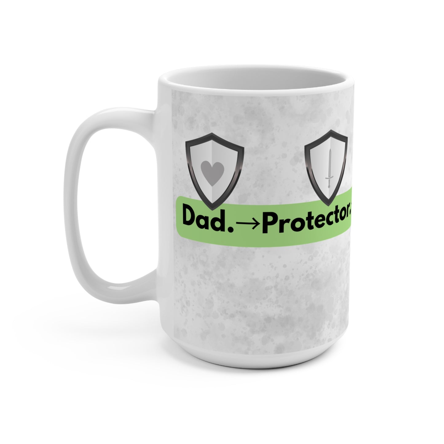 Hero's Journey Mug 15oz - For Dad, Protector to Provider to Legend