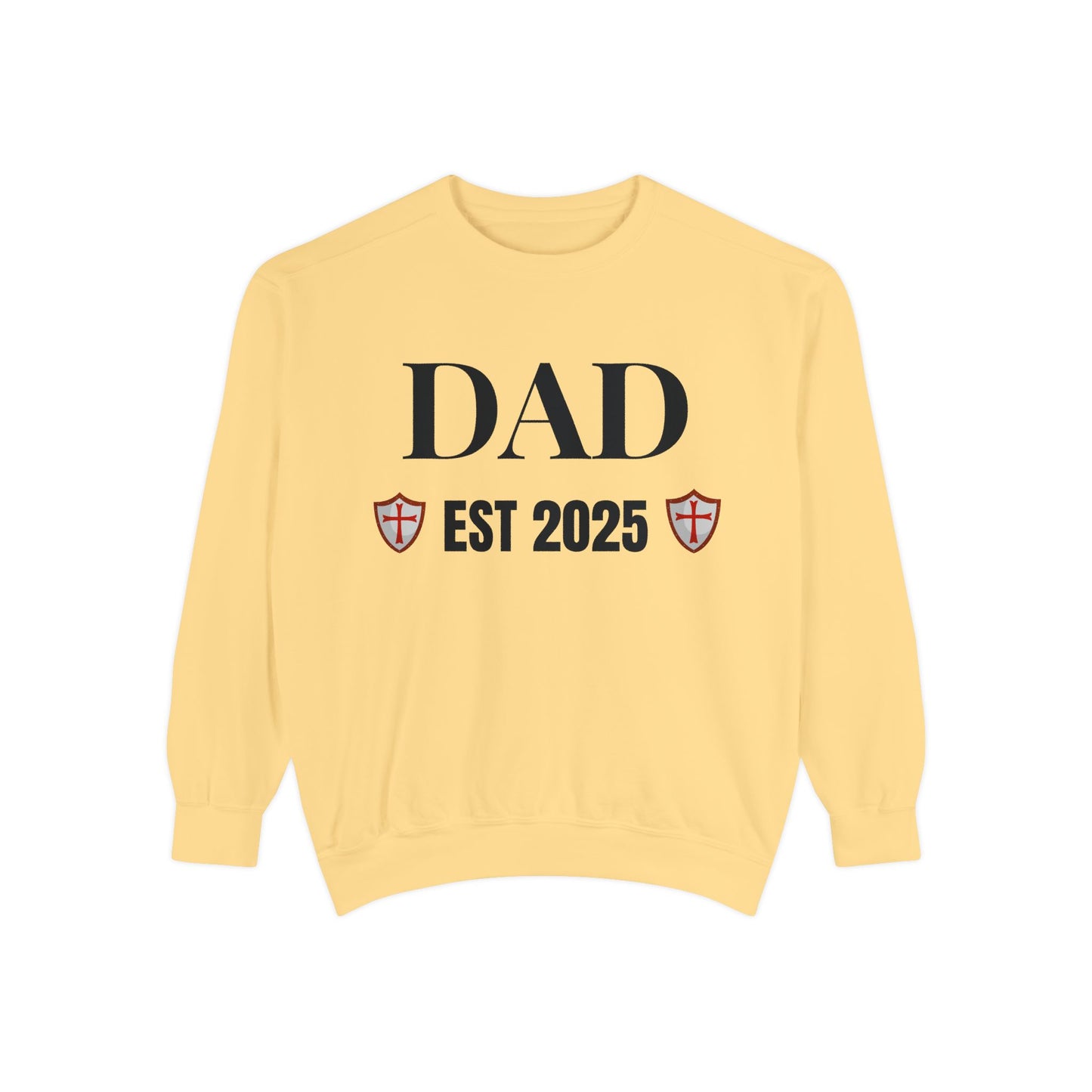 Dad - EST 2025 Shield Sweatshirt