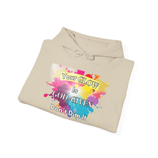 Don’t Dim It Unisex Hoodie – Your GLOW Is GOD-GIVEN