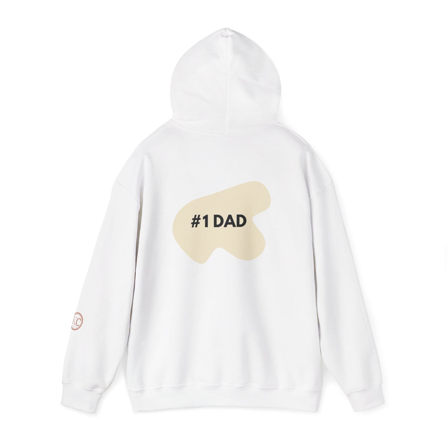 Dad Hooded Sweatshirt - Devoted. Admired. Dignified.