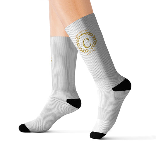 Custom Stylish Socks - CROWNED CLUB