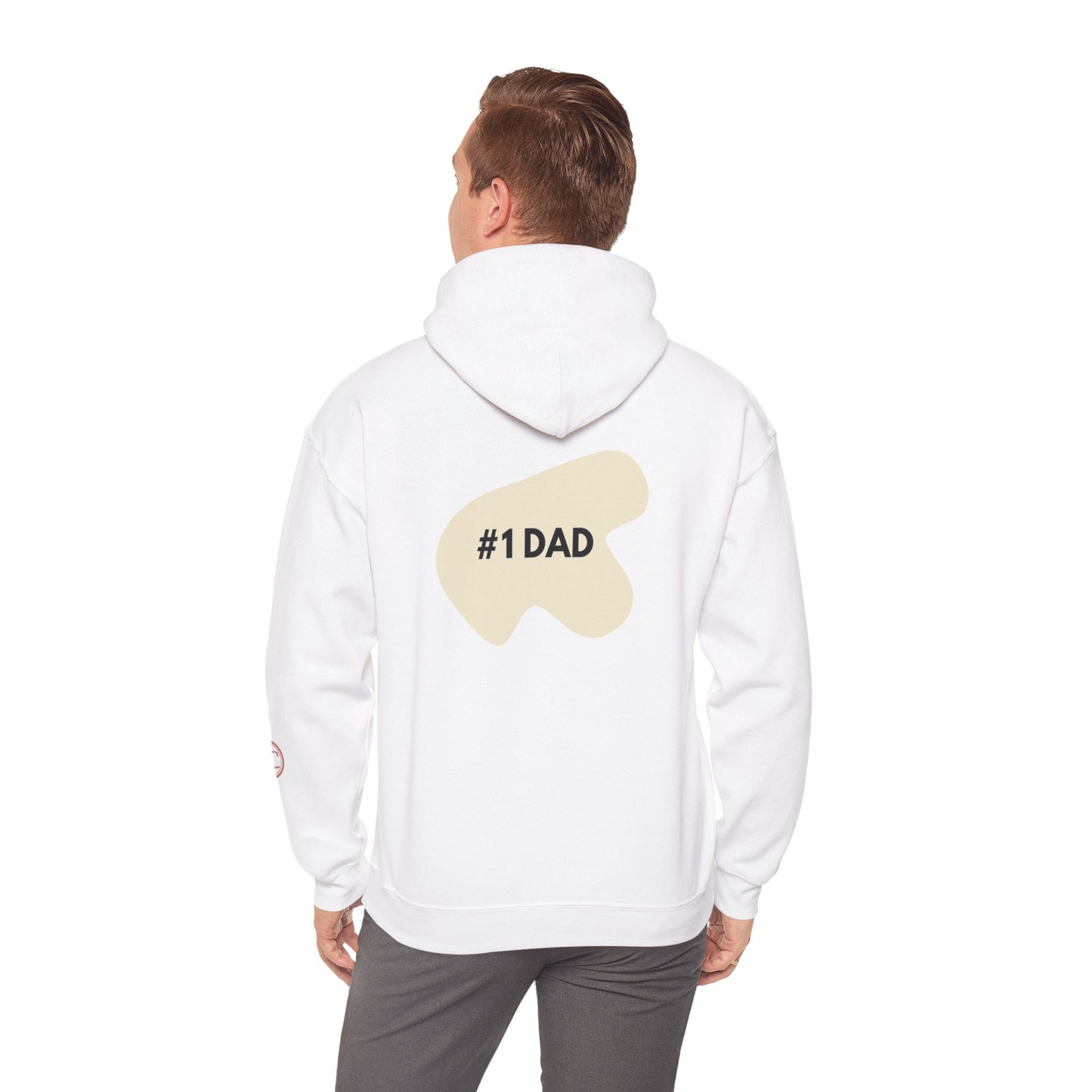 Dad Hooded Sweatshirt - Devoted. Admired. Dignified.