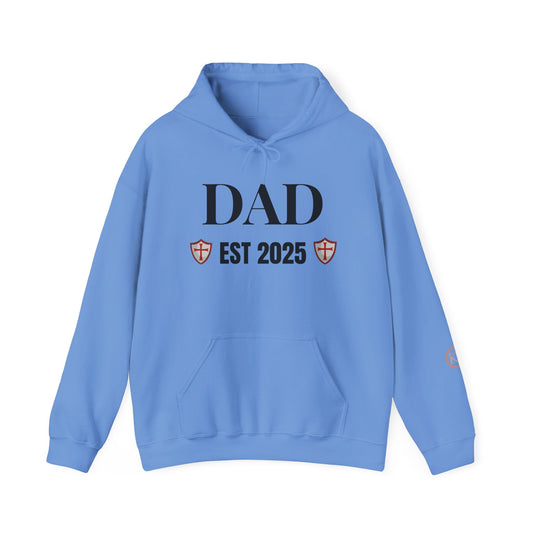 DAD- EST 2025 Shield  Hoodie